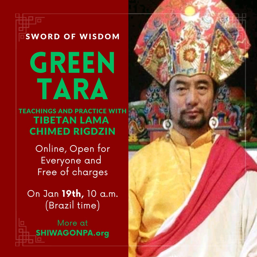 Green Tara online with Tibetan Lama Chimed Rigdzin